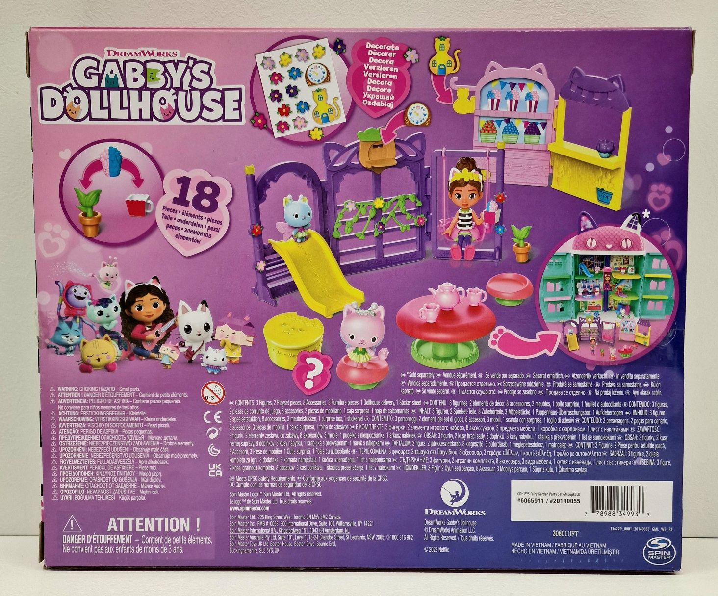Чарівний будиночок Габбі 18 предметів Gabby's Dollhouse