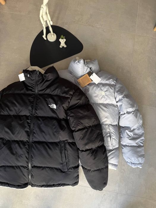 куртка двухсторонняя  Двостороння пуховик The North Face  барашка  Nik