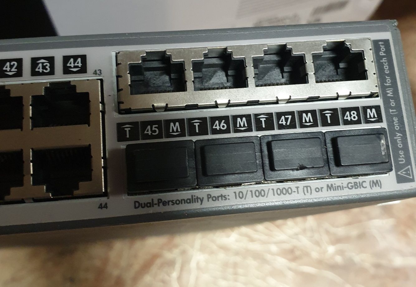 10/100/1000 свич коммутатор 48 портов hp procurve switch 2848 j4904a