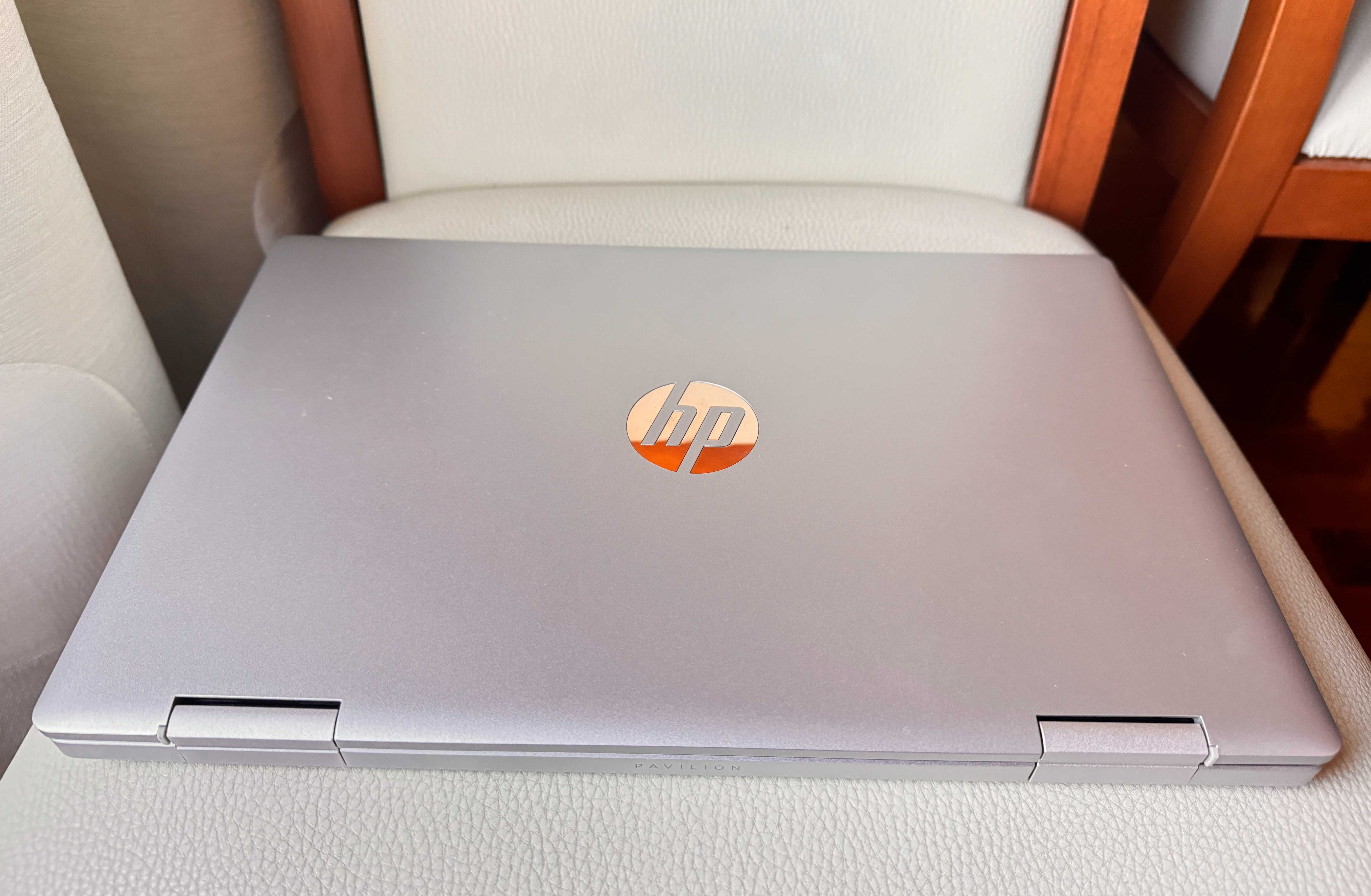 HP Pavilion X360 14"Tactil/i5-1335 c/10Cores/8G/512G/Garantia ate 2029