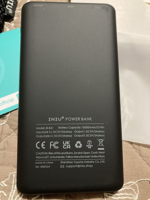 INIU Power Bank Portable Battery New64297743520003124