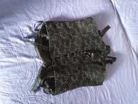 Gorset Czarny regulowany