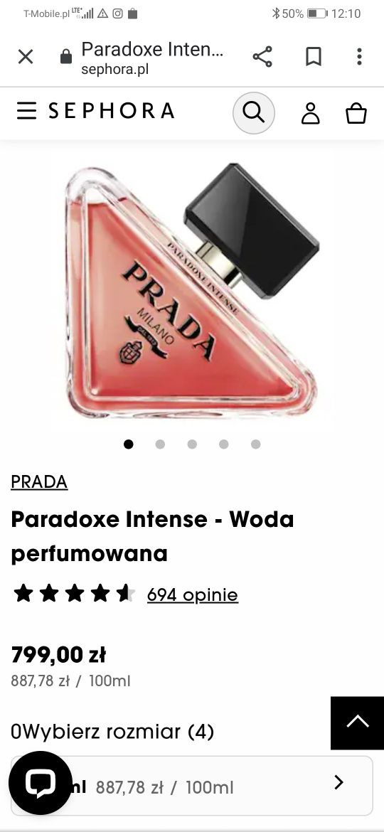 Prada Paradoxe Intense 90ml ze strefy bezcłowej Oryginalny