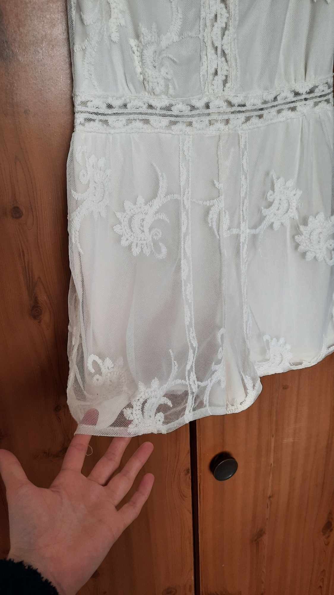 Kombinezon Boho rozmiar S ZARA ecru