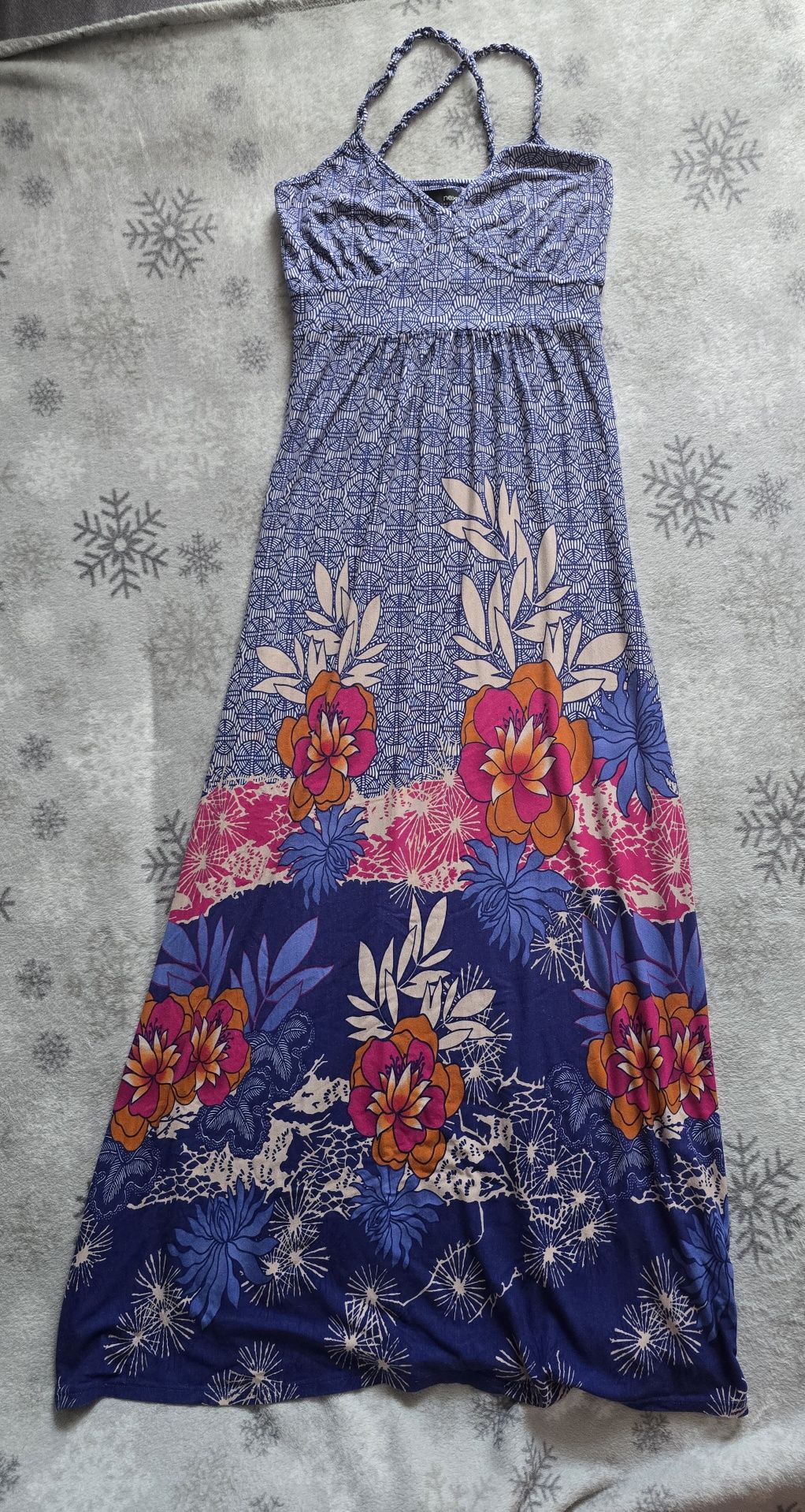 Next sukienka maxi Wiskoza Rozmiar L