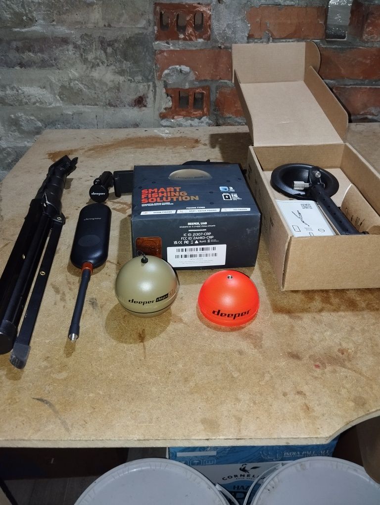 Echosonda Deeper CHIRP+ 2 cały zestaw