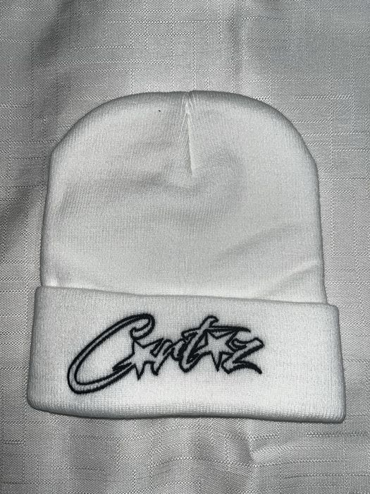 ШАПКА Corteiz чорна/біла