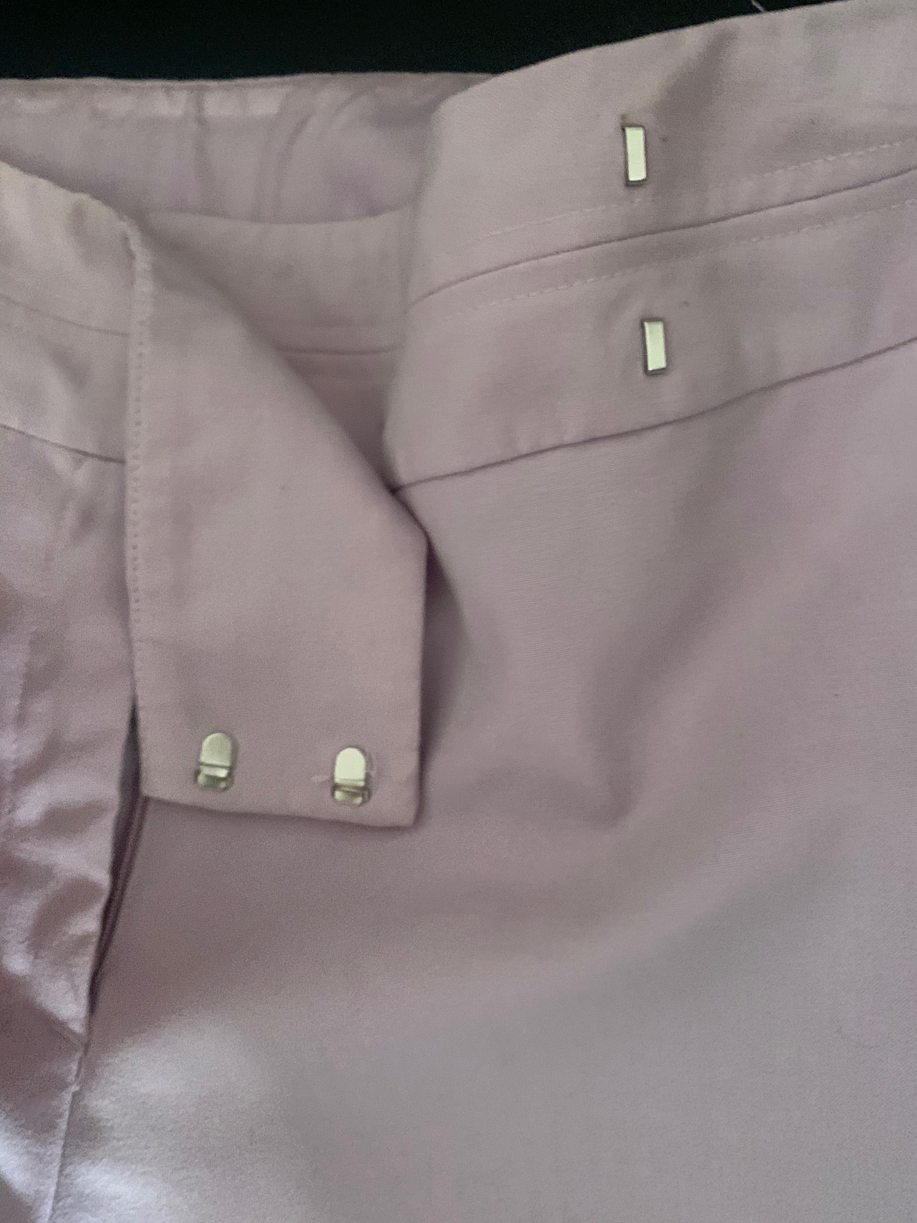 Spodnie 3/4, spodnie culotte lilac