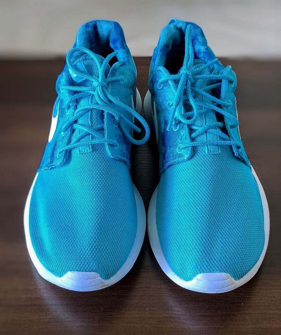 Летние беговые кроссовки Nike Roshe Run Blue Men's 42.5