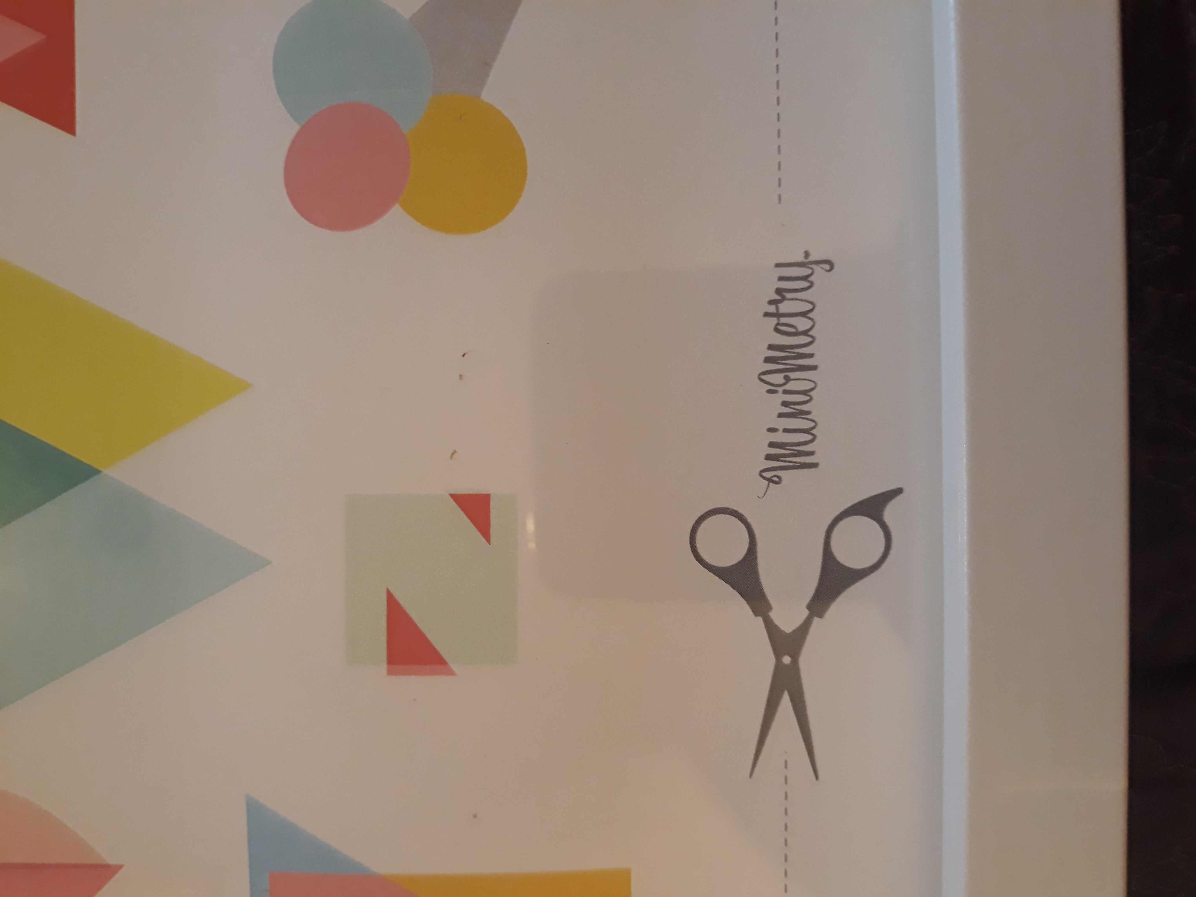 Alfabet plakat grafika dla dziecka biała ramka 42x32