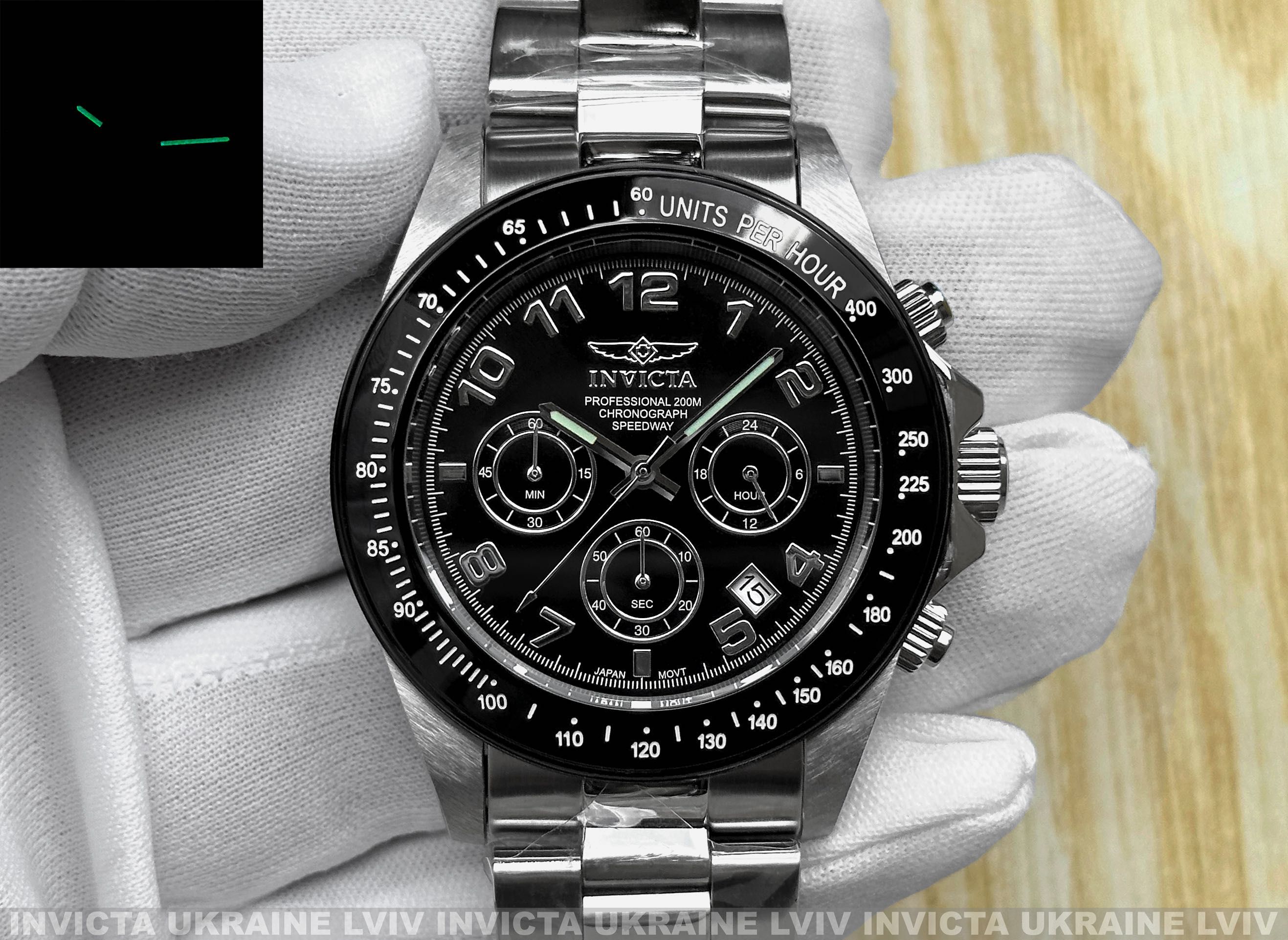 Часы Invicta 10701 Speedway 43 mm. Chronograph 200 MT.