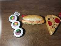 Zestaw bombek na choinkę sushi pizza hot dog 
2xpizza
 sushi 
hot dog