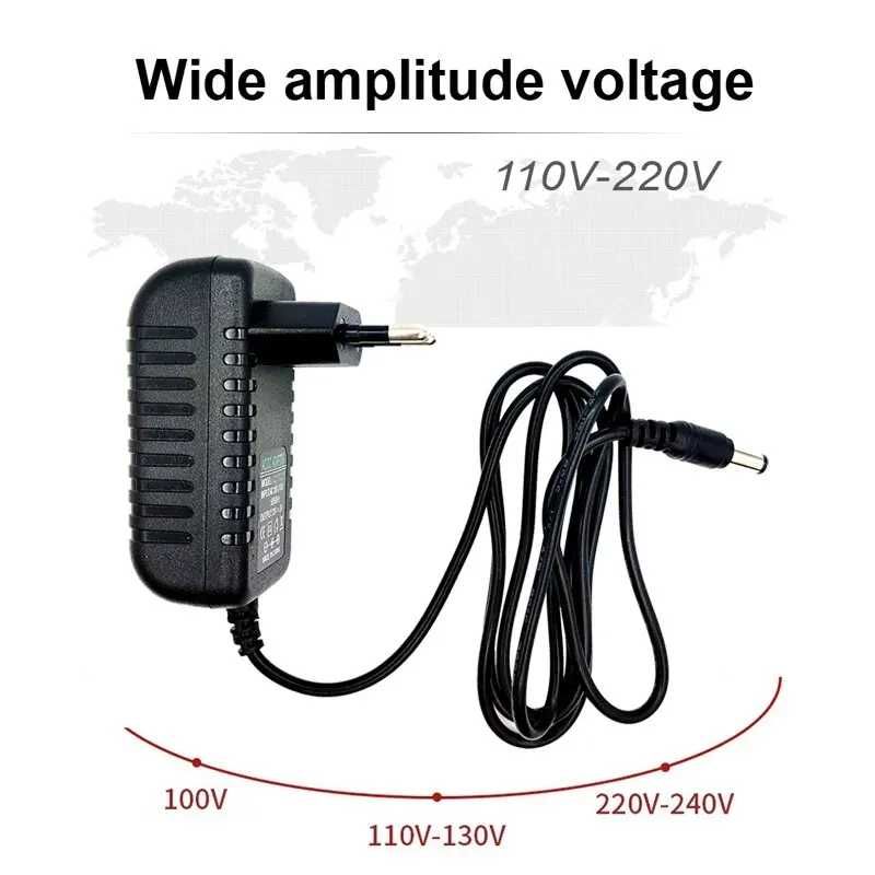 Adaptador de Alimentação Universal AC 100-240V, Saída DC, 12V, UE