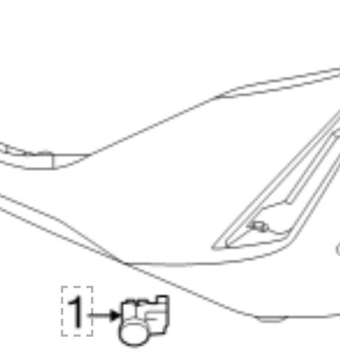 Парктронік, датчик паркування, передній задній Nissan Ariya Нісан Арія