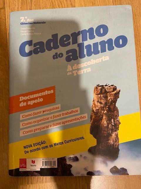 À Descoberta da Terra 7.ºano CN manual e caderno do aluno