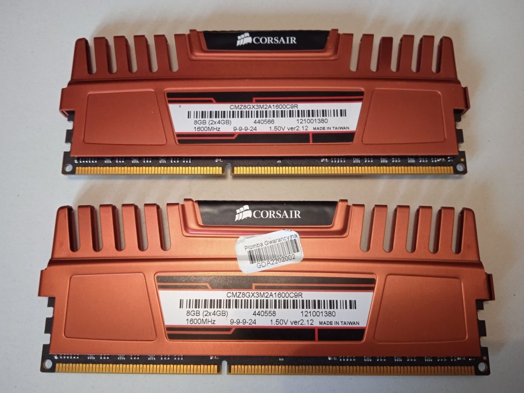 Pamięć RAM DDR3 Corsair 8GB
