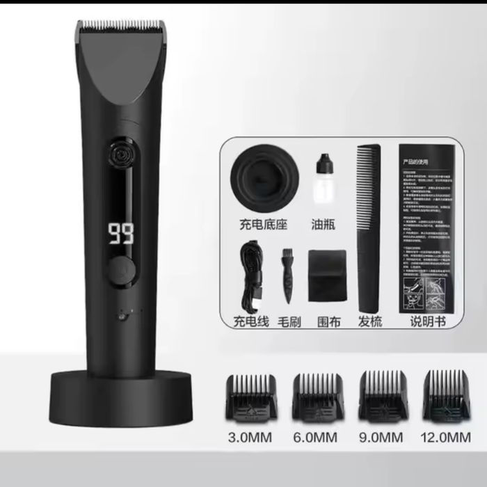 Xiaomi Mijia Машинка для стрижки волосся, бороди, з насадками Аккамуля