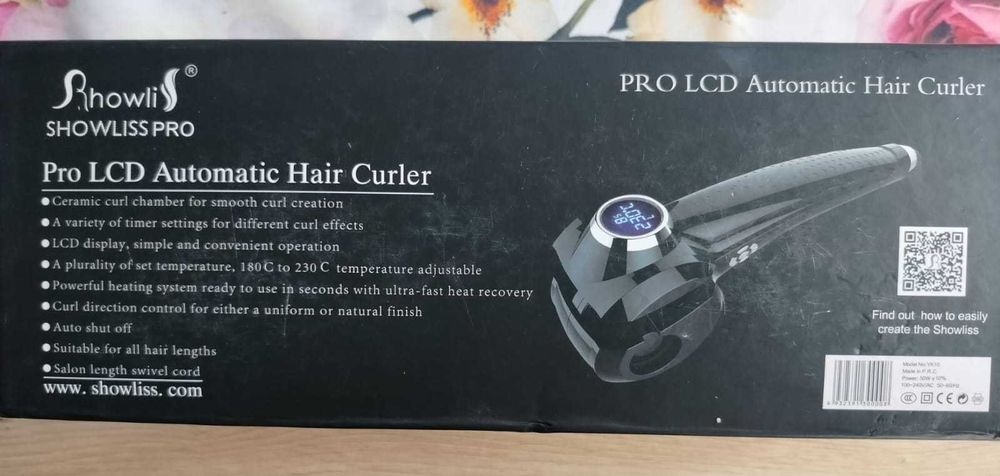 Showliss Pro lokówka do włosów czerwona