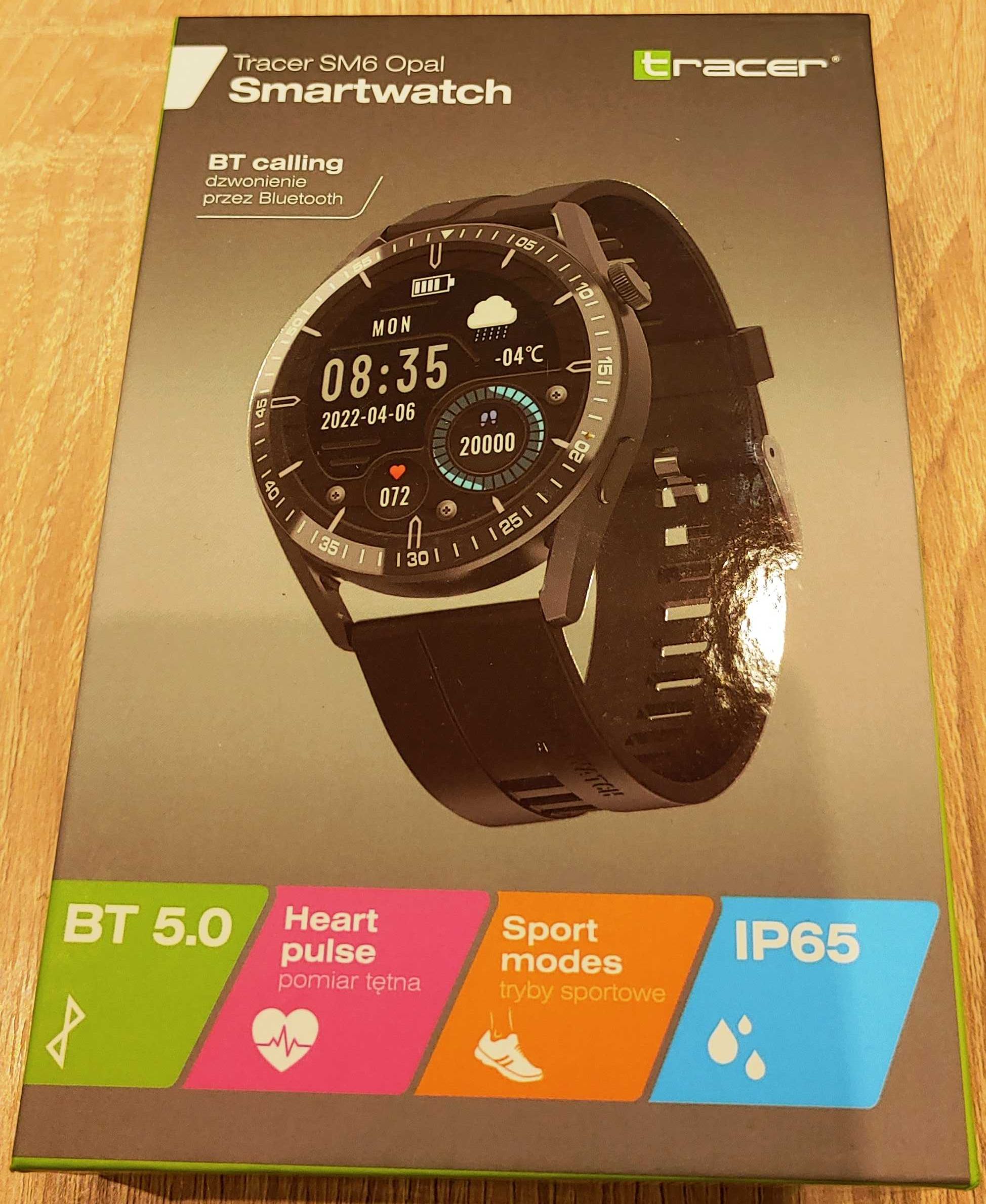 Nowy smartwatch Tracer SM6 Opal na gwarancji producenta