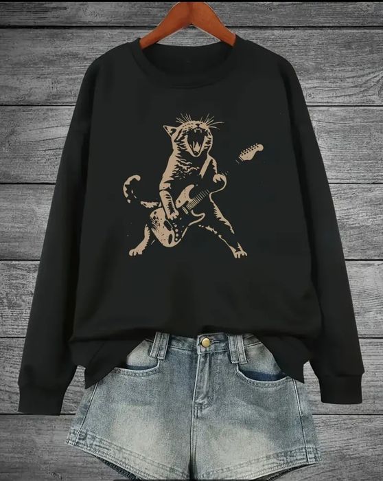 Свитшот с котом  размер М