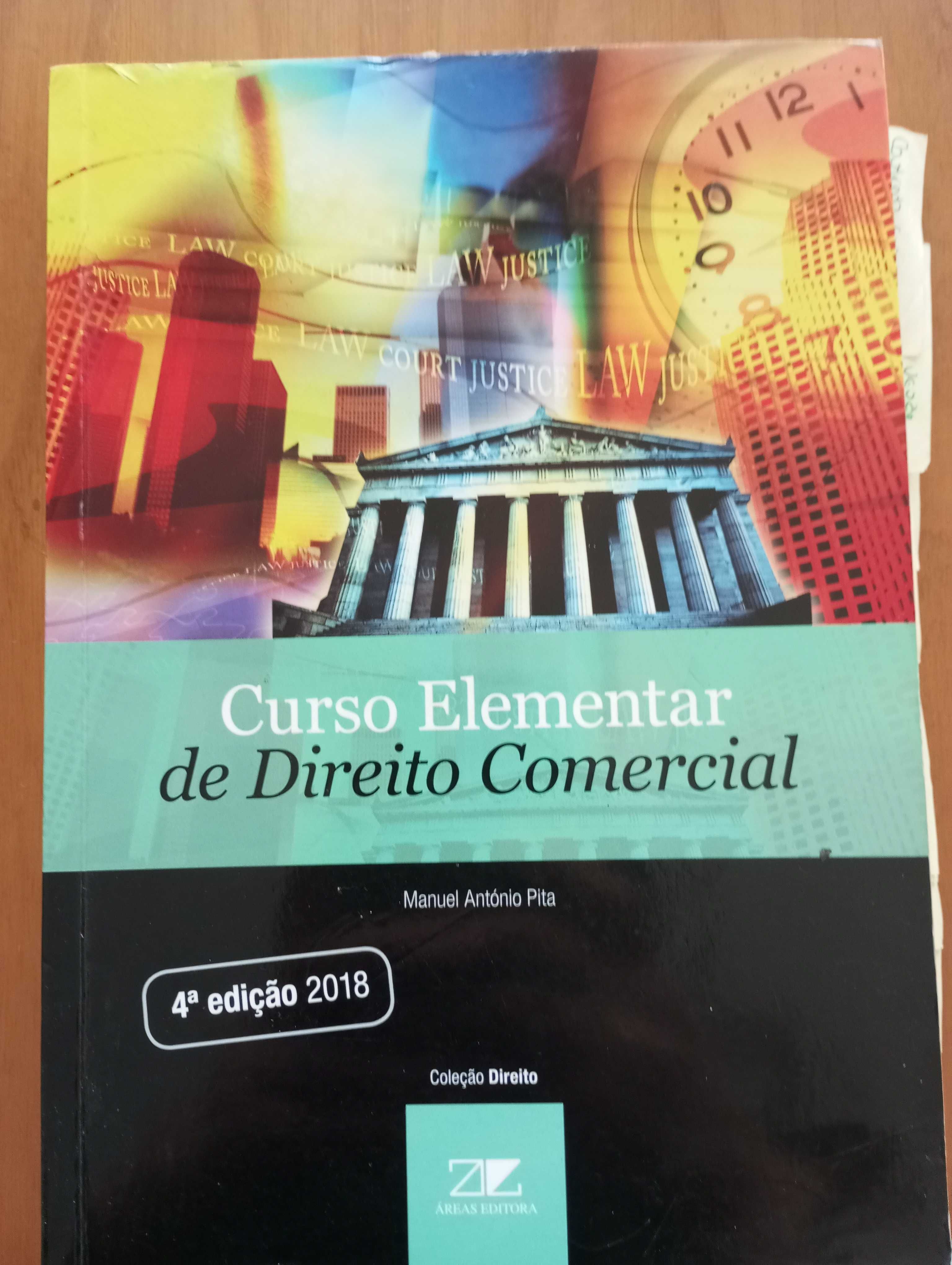 Livro curso elementar de direito comercial