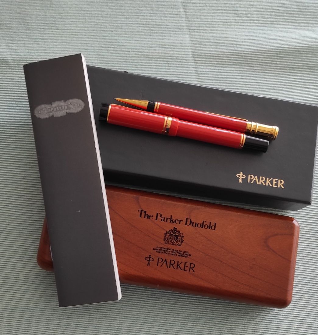 Duofold Centennial fountain pen e pencil Orange