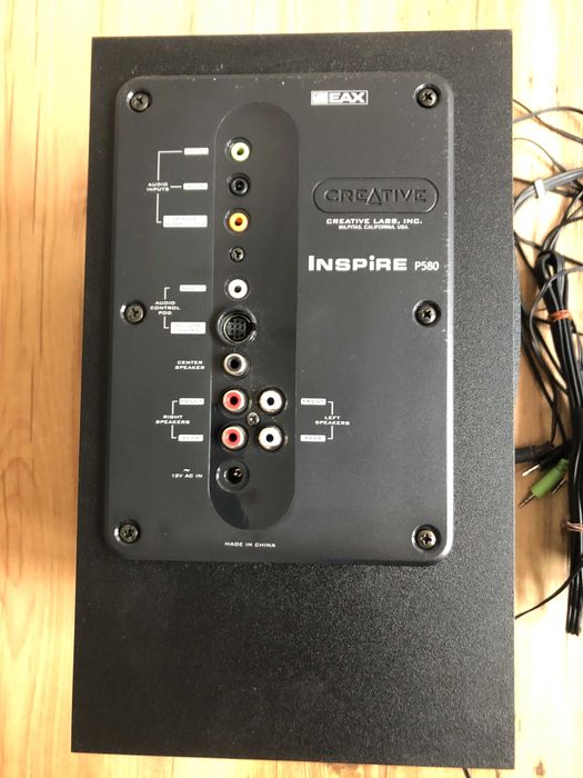 Audio 5.1 do PC  Sound Blaster Audigy 2 ZS + Creative Inspire P580