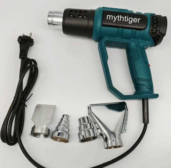 Фен промисловий, професiйний MYTHTIGER 2000 Вт, з LCD дисплеєм