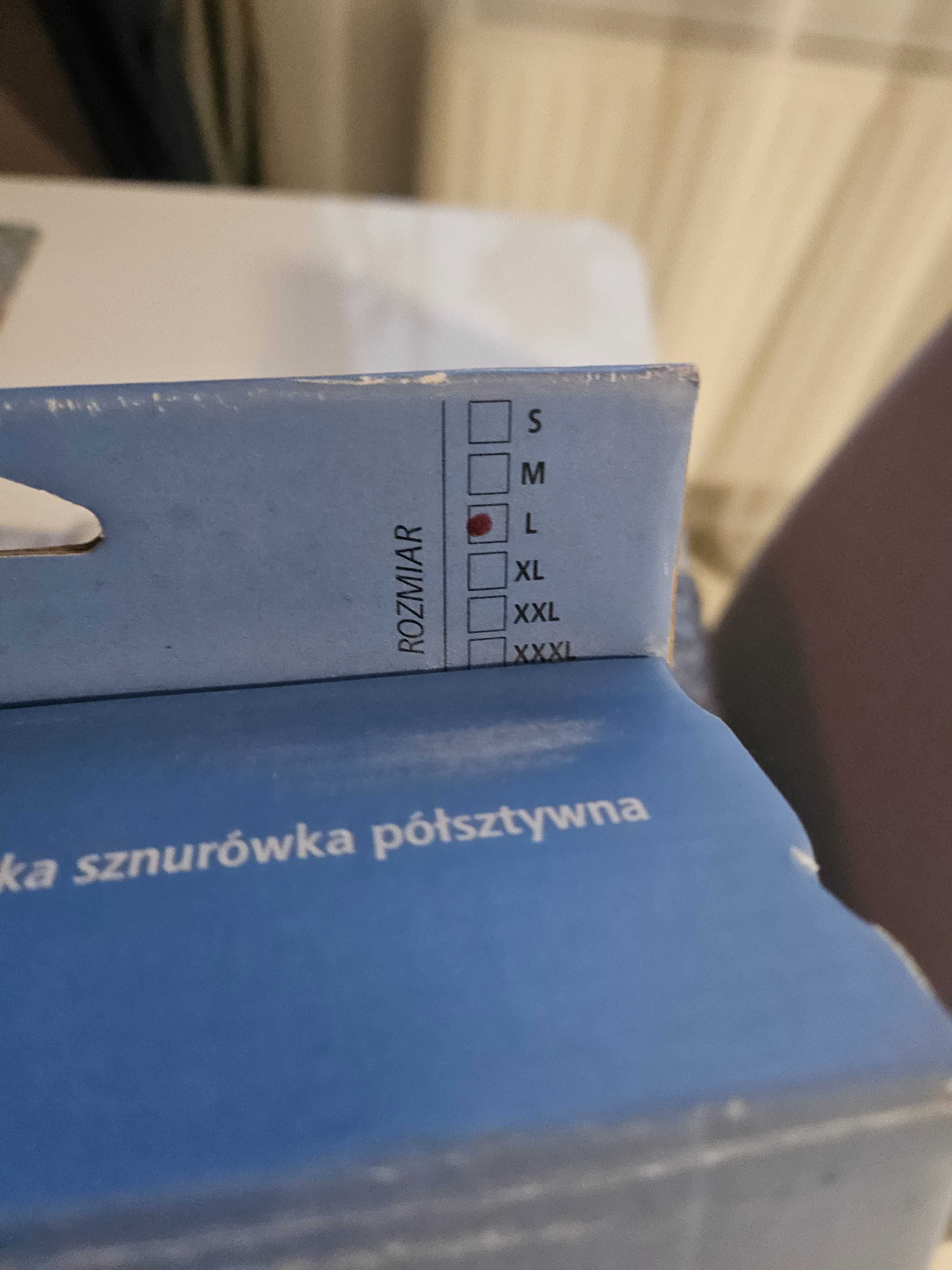 Pas lędźwiowo krzyżowy rozm.L czarny nowy