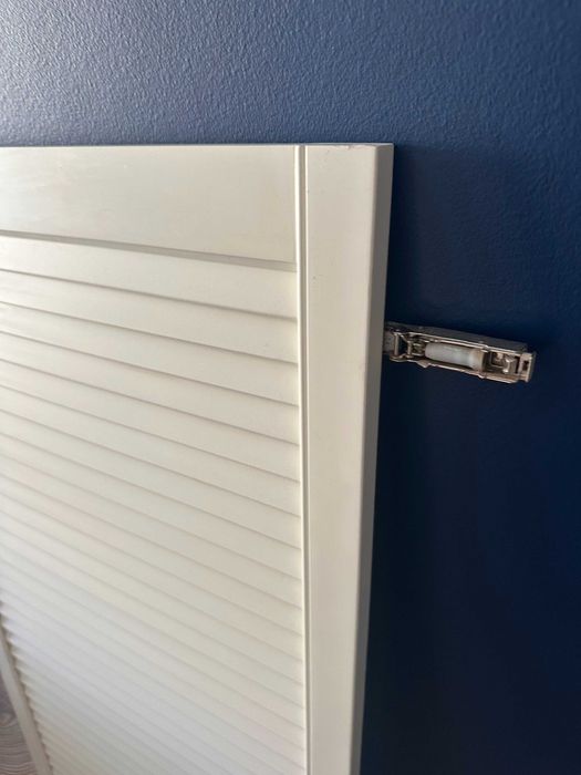 Stylowe drzwiczki ażurowe białe – nowe, 55 x 110cm