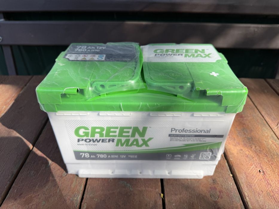 Акб Green Power Max 50Ah, 52Ah, 60Ah, 62Ah, 75Ah, 78Ah, 100,акумулятор