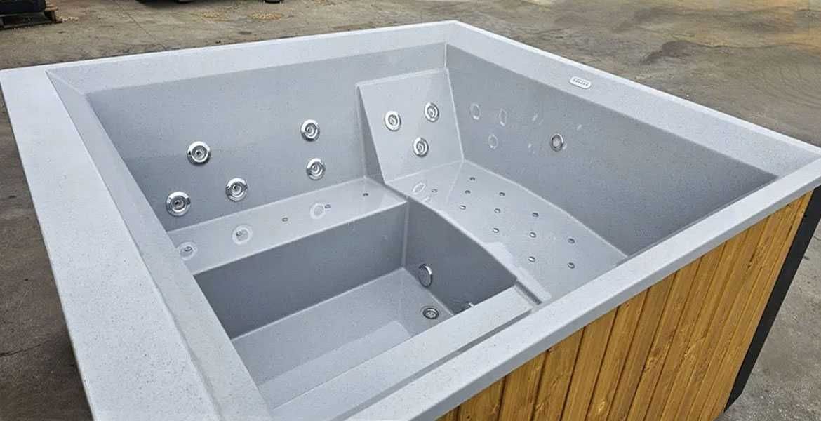 JACUZZI OGRODOWE MODERN 5-6 Osobowe w zabudowie