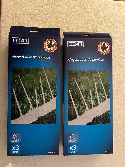 Anti pombos / Afugentador de pombos (2 caixas novas)