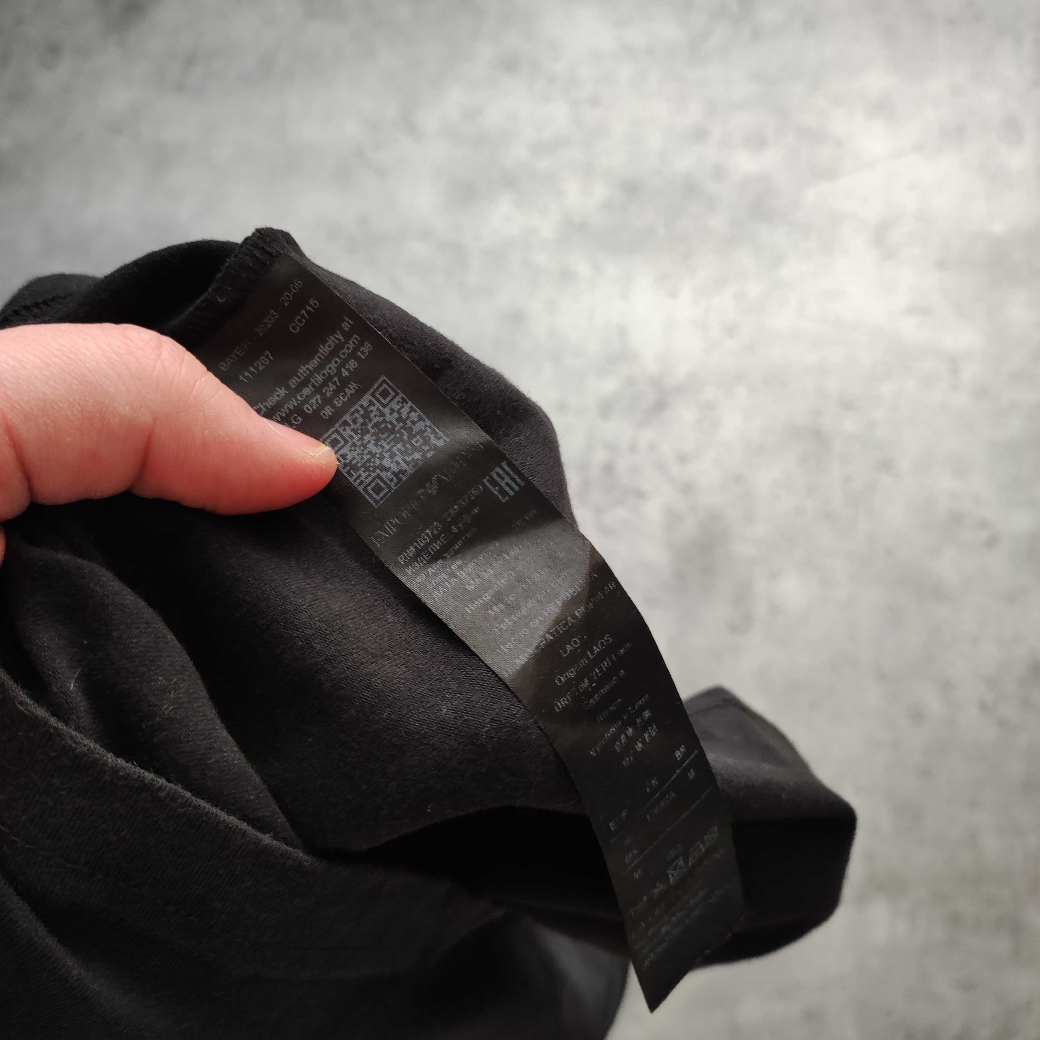 MĘSKA Koszulka Czarna Elastyczna PREMIUM Emprio Armani EA7 Casual Logo
