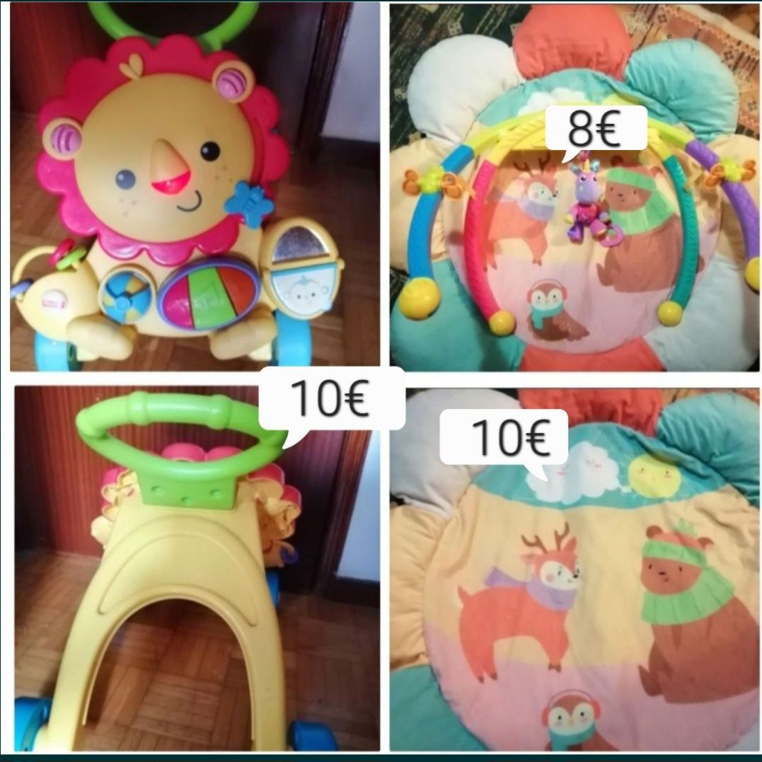 Ginásio de actividades com boneco da fisher price 8€ , bebé