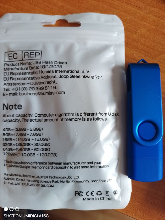Pendrive OTG USB/USB C 64GB. Nowy.