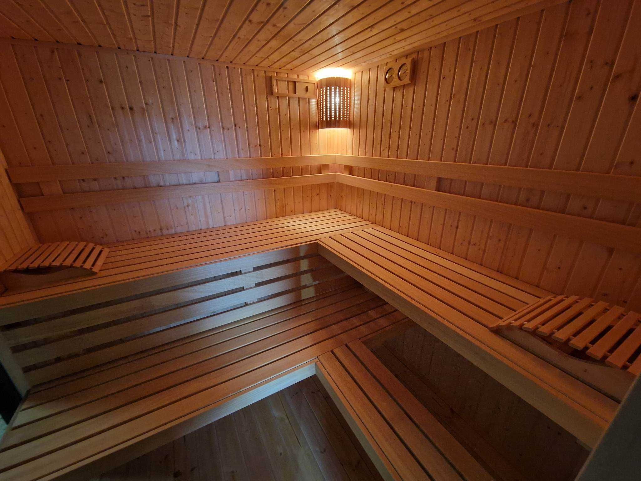 Sauna fińska, sucha, zewnętrzna, ogrodowa, SPA, beczka, model OSLO