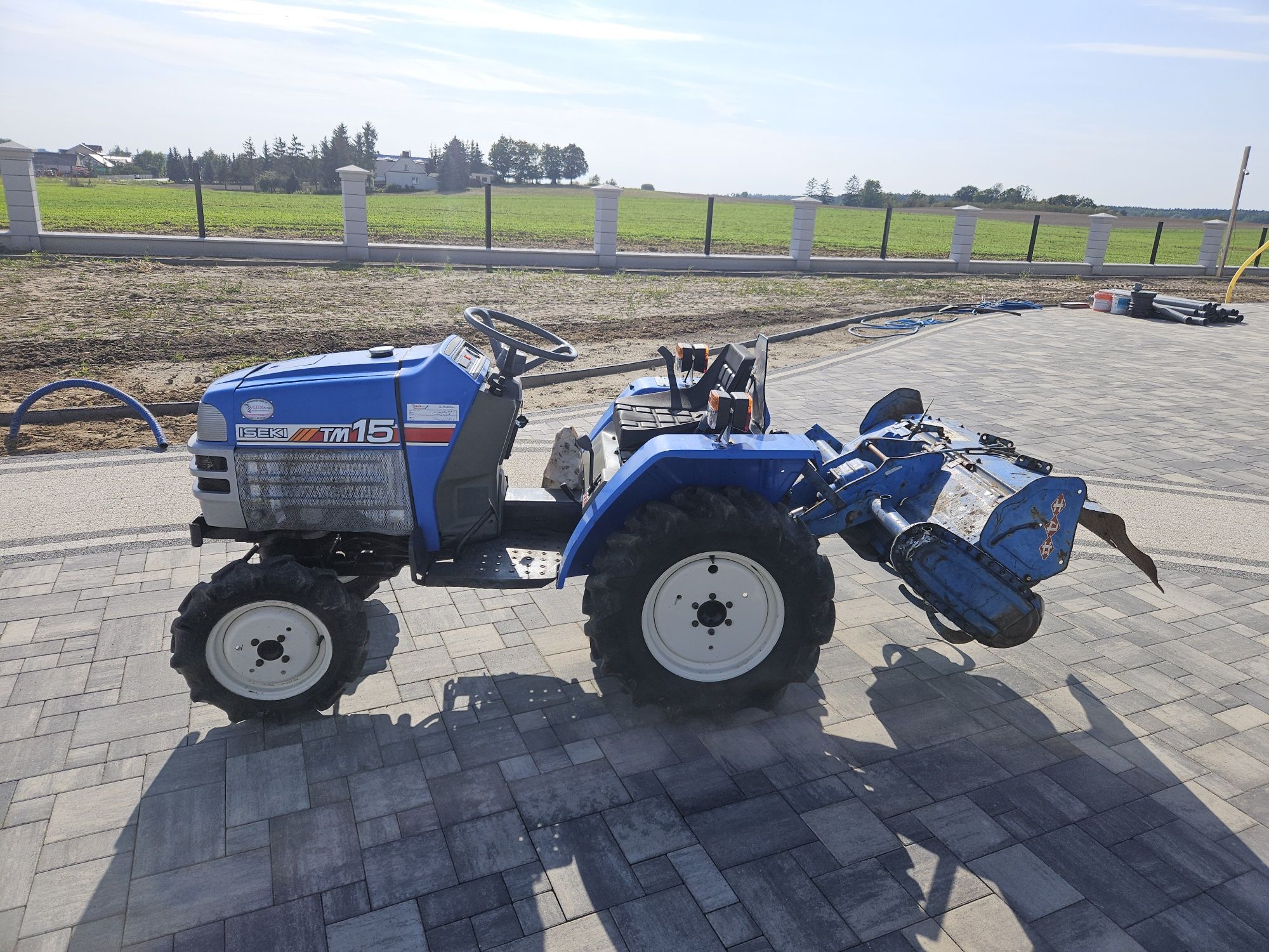 Ciągnik mini traktor traktorek iseki tm 15 ,3 cylindry glebogryzarka