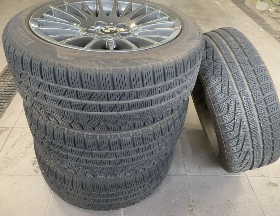 Zimowe opony z felgami BMW e90 pirelli sottozero 3 225/45r17