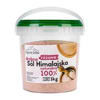 Sól w wiaderku - himalajska różowa drobna - 1 kg