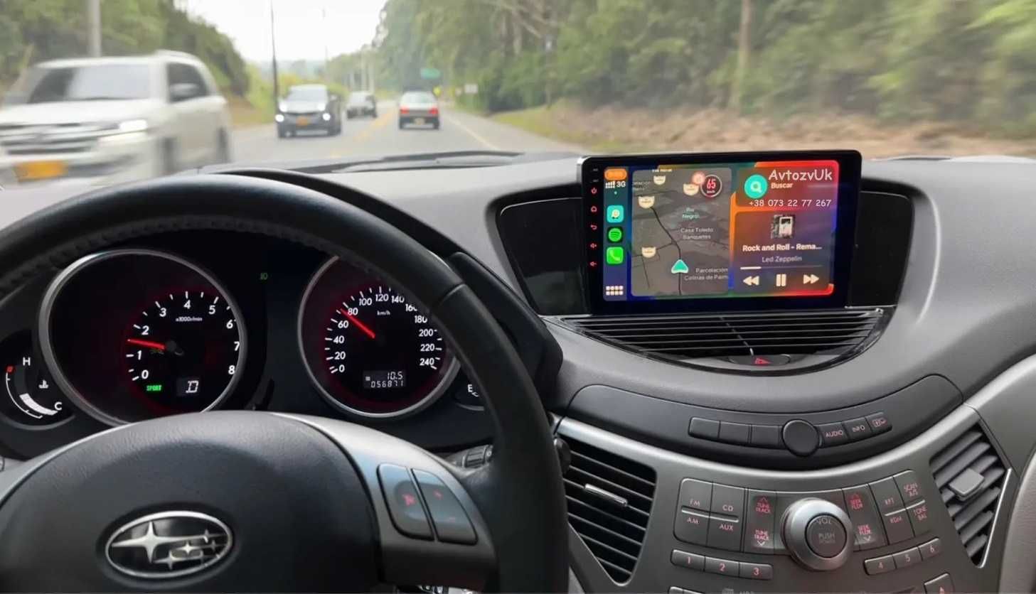 Магнитола TRIBECA Subaru IMPREZA OUTBACK LEGACY GPS CarPlay Android 14