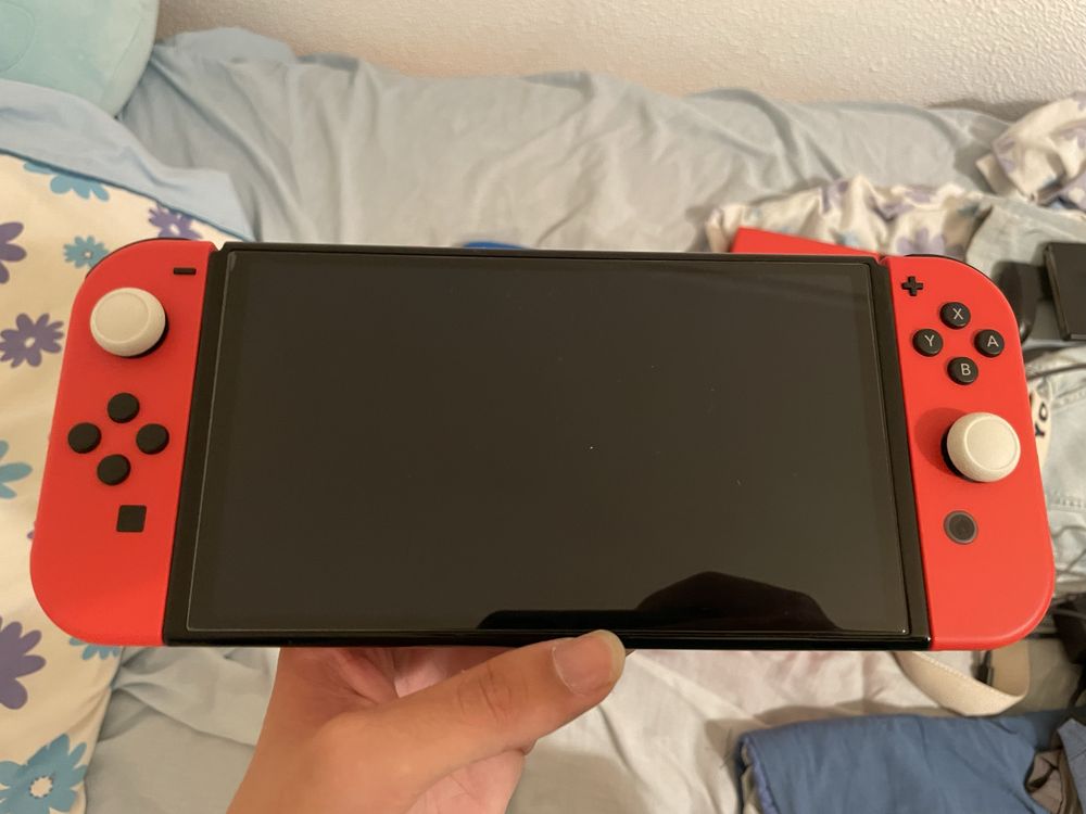 Nintendo Switch Oled Mario Edition Desbloqueada com varios jogos