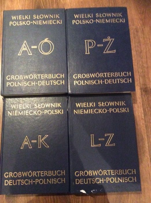 4 tomowy Wielki Słownik Niemiecko-Polski, Polsko-Niemiecki
