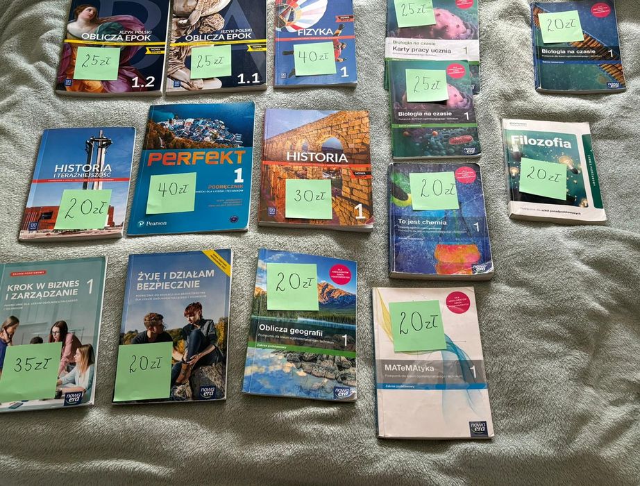 Podręczniki do 1 klasy Liceum ogólnokształcące