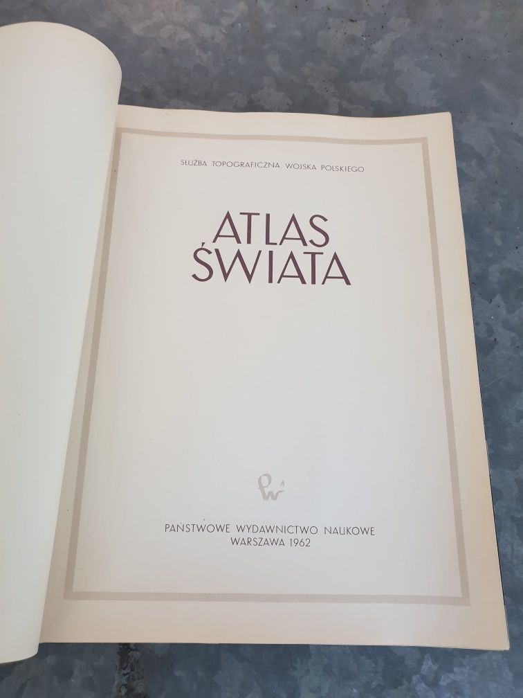 Atlas Świata PWN 1962