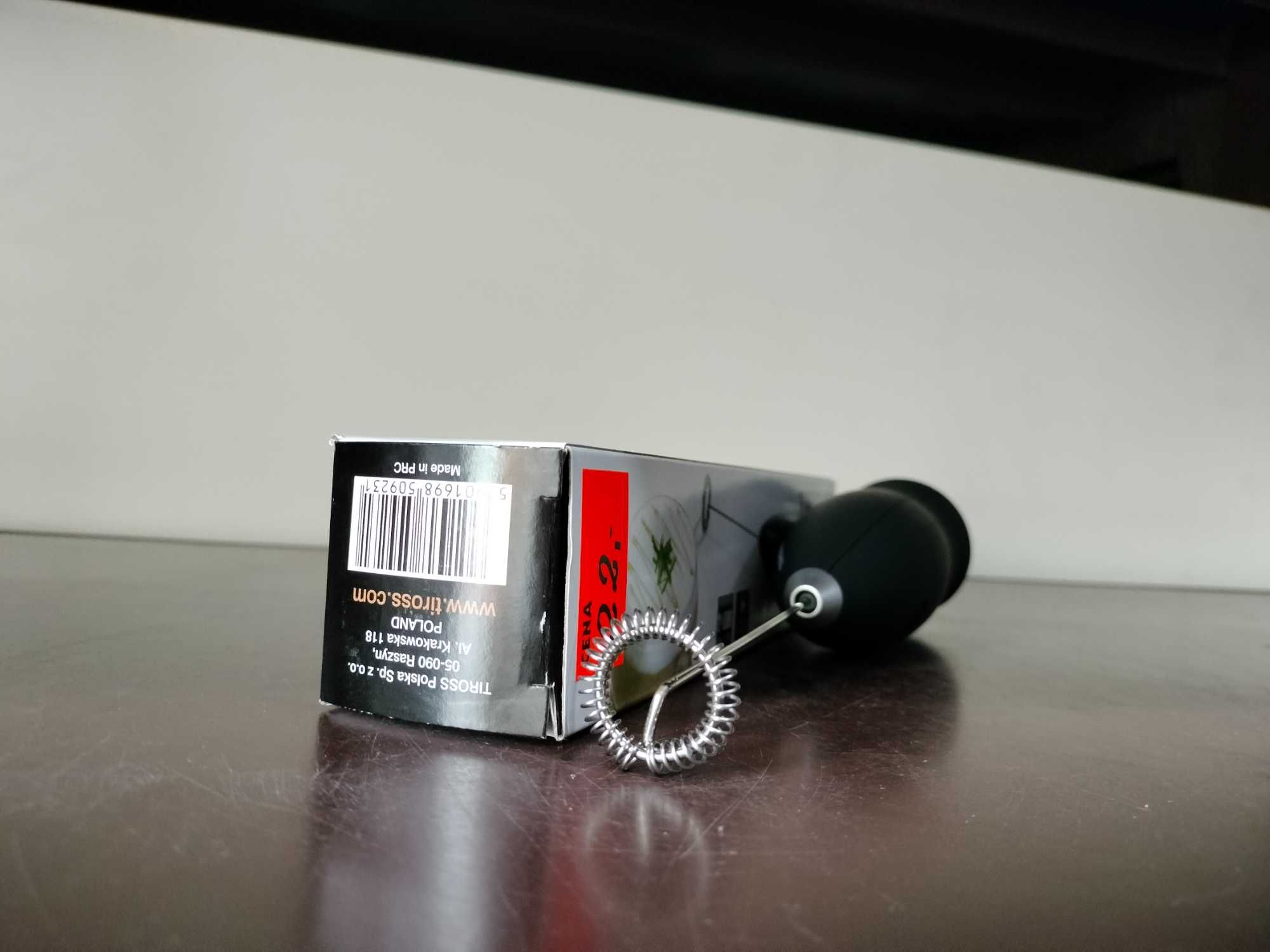 Elektryczny SPIENIACZ DO MLEKA kawa czekolada mini mikser na baterie