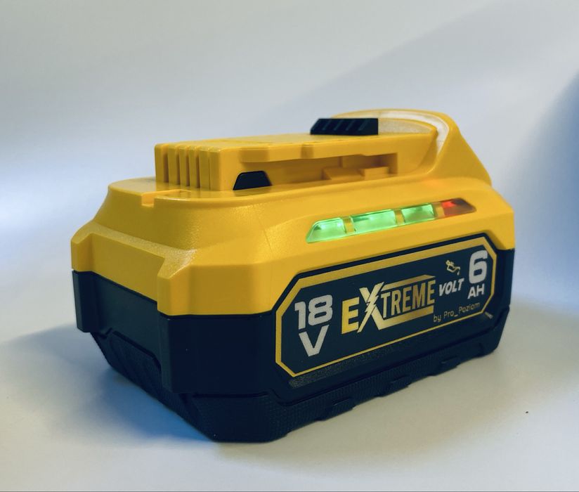 Dewalt XR Akumulator Do Dewalt 18V 6.0Ah Li-Ionz gumową powłoką