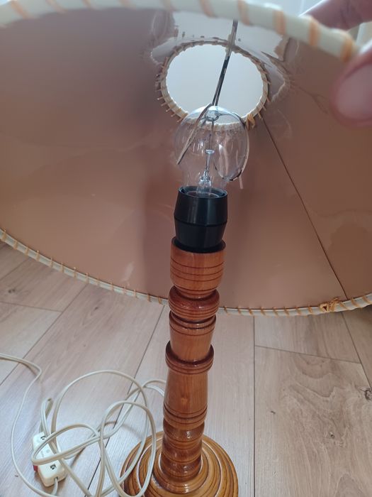 Retro lampa stołowa PRL