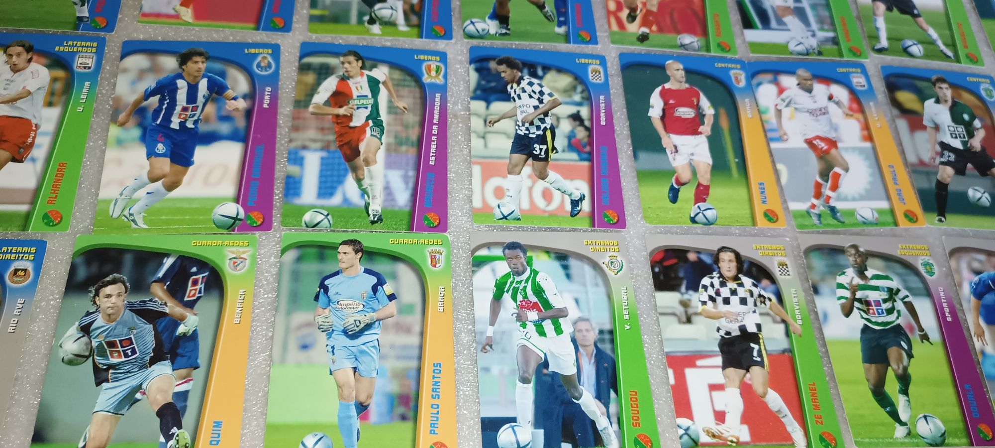 Antigo Lote 45 cartões futebol Panini
