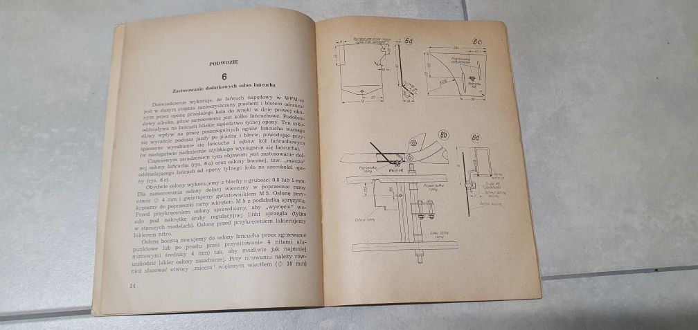 Usprawniam Motocykl WFM 125 M06 - Instrukcja 1962